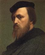 Hippolyte Flandrin Self-Portrait oil painting on canvas